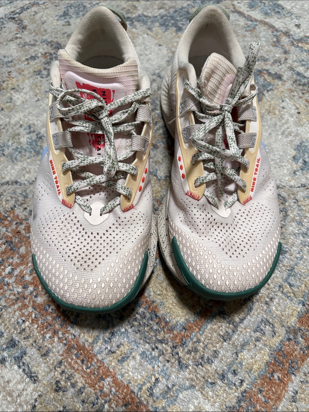 Nike Women’s  Athletic Sneakers in Light Pink, Teal and Beige